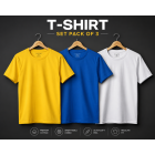 T Shirt Set Pack of 3